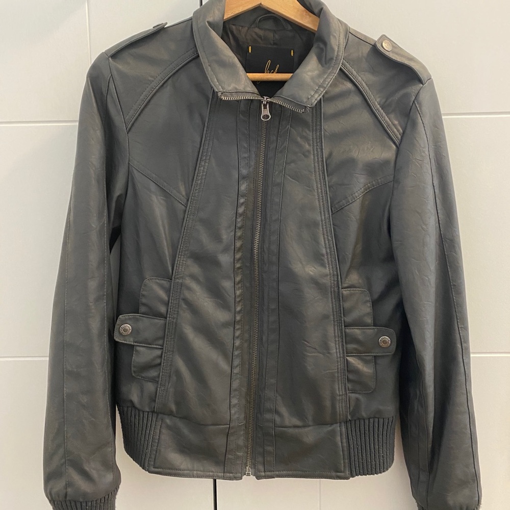 Vegan Leather Jacket